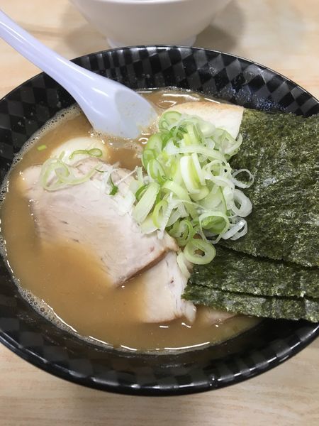 「濃い鯵チャーシュー麺」@マルミ・サンライズ食堂の写真