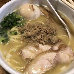 白鶏ラーメン味玉入り