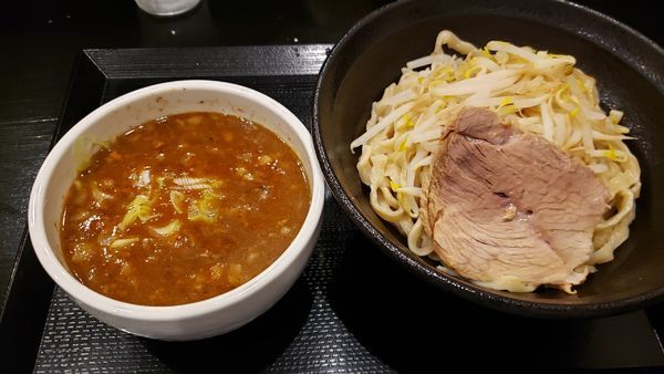 「辛つけめん800円」@つけ麺 どでんの写真