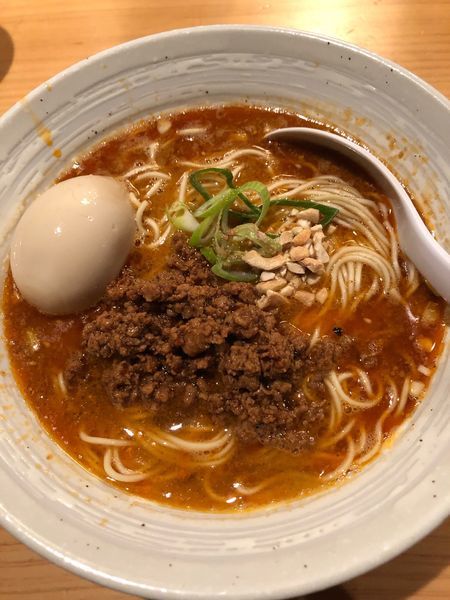「限定 味玉担々麺1000円 担々和え玉250円」@麺屋 さくら井の写真