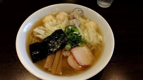 「特製ワンタン麺(白だし)大盛り」@八雲の写真