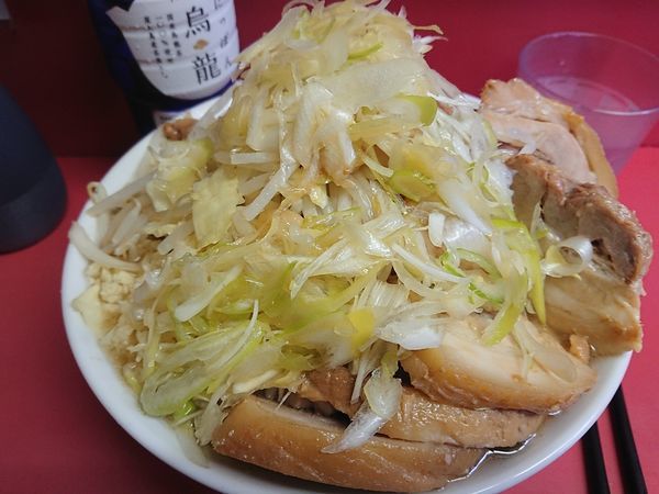 「小豚 ネギ」@ラーメン二郎 桜台駅前店の写真