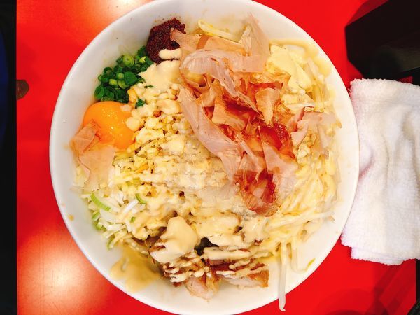 「まぜそば」@用心棒の写真