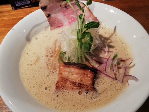 「鶏とろみそば」@麺屋 甚八の写真