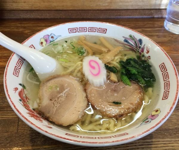 「塩ラーメン（600円）」@白河手打ラーメン かづ枝の写真