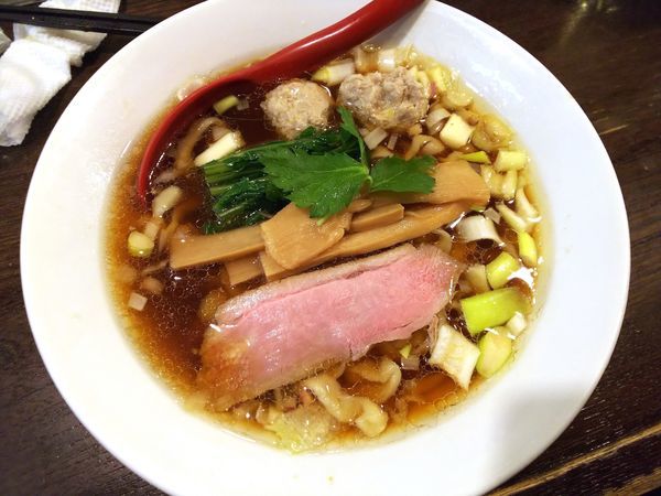 「鴨そば　950円」@立ち呑み居酒屋 金町製麺の写真