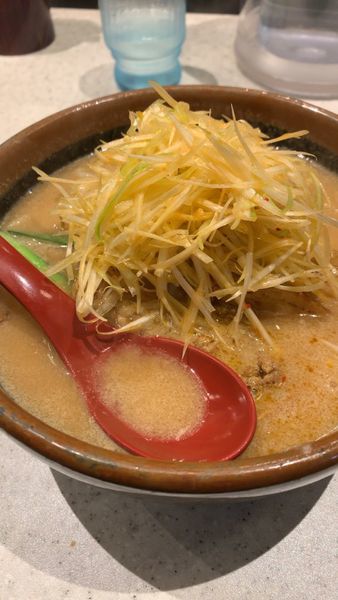 「北海道味噌 肉ネギラーメン」@麺場 田所商店 山口店の写真