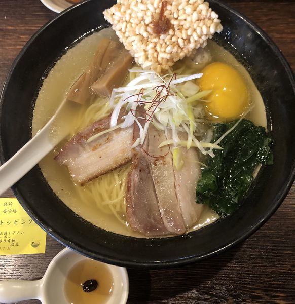 「特選しおそば」@焙煎汐蕎麦処 金字塔の写真