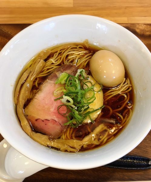「醤油らぁ麺(味付け煮玉子)」@入鹿（IRUCA）-Tokyo-の写真