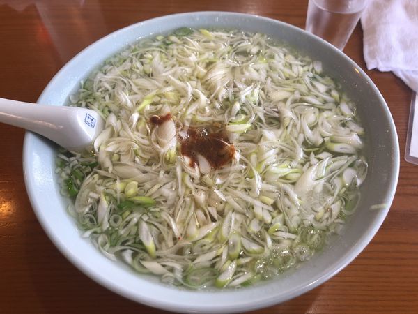 「ねぎ塩ラーメン（大盛）¥1,200」@丸信ラーメン 行田店の写真