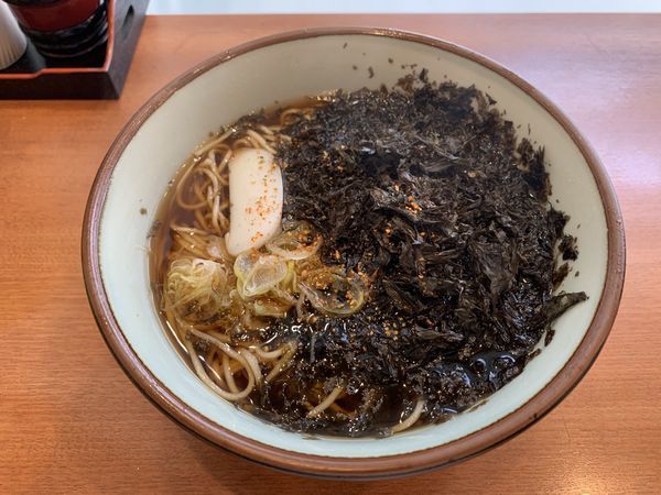 「岩のりそば 430円」@文殊 川越ホーム店の写真