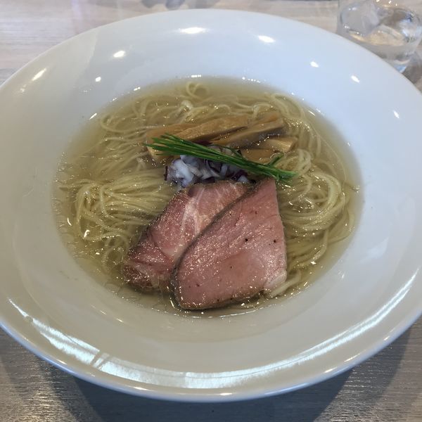 「宍道湖しじみ中華蕎麦（￥800）」@宍道湖しじみ中華蕎麦 琥珀 東京本店の写真