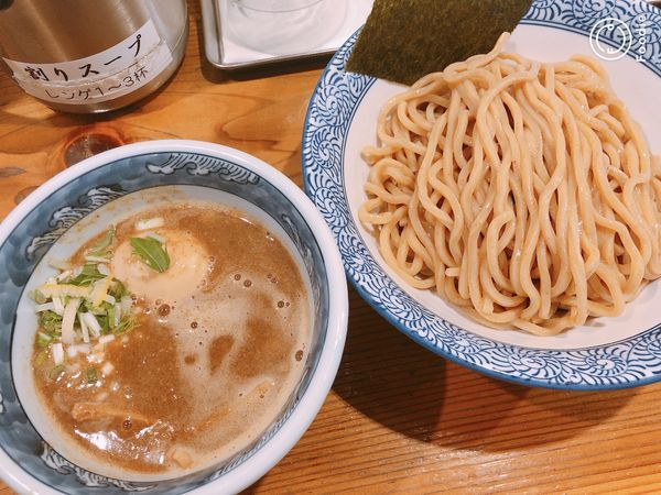 「濃厚つけ麺(胚芽麺)味玉」@道玄坂マンモスの写真