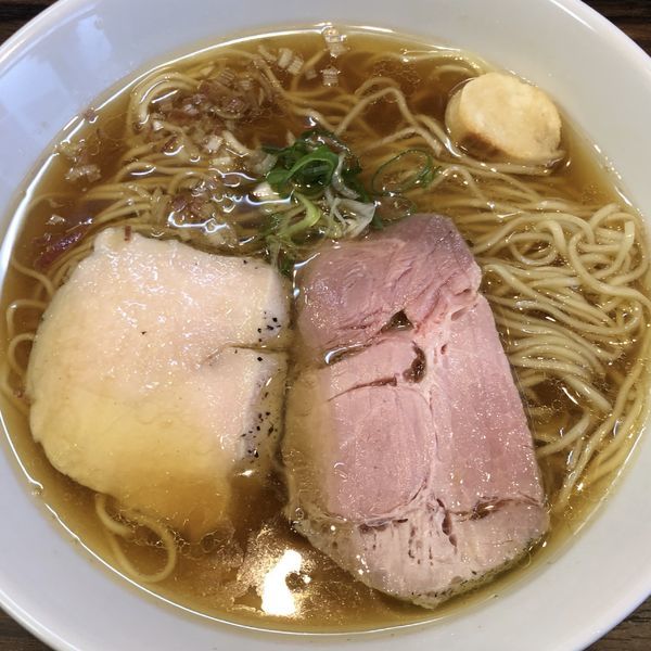 「アジ煮干中華そば」@中華そば 梟の写真