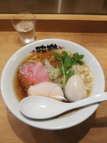「限定　煮干しそば950円クーポン味玉」@らーめん 雅楽 GARAKUの写真