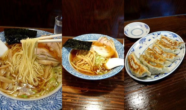 「『中華そば+餃子(￥500+400)』」@○決の写真