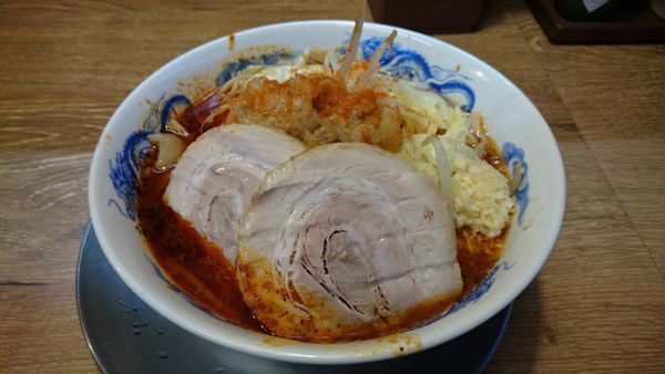 「辛ラーメン」@ジャンクガレッジ しらこばと公園前店の写真
