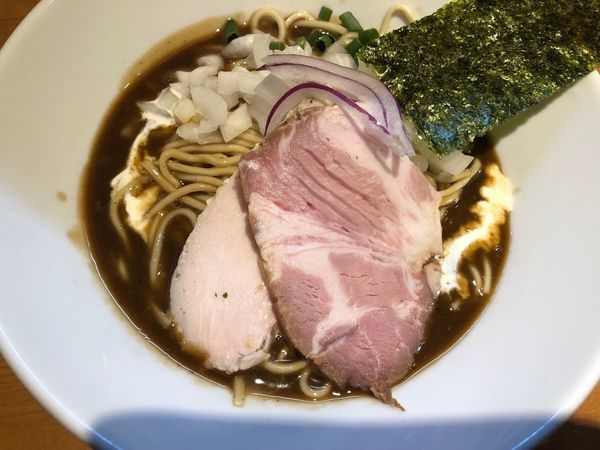 「限定 濃いめの蟹鶏白湯1000円 和え玉200円」@亀戸煮干中華蕎麦 つきひの写真