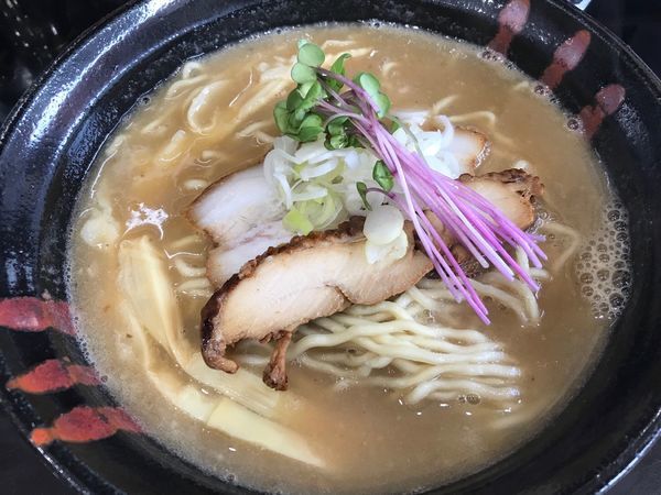 「濃厚拉麺 800円」@麺処 雁木の写真