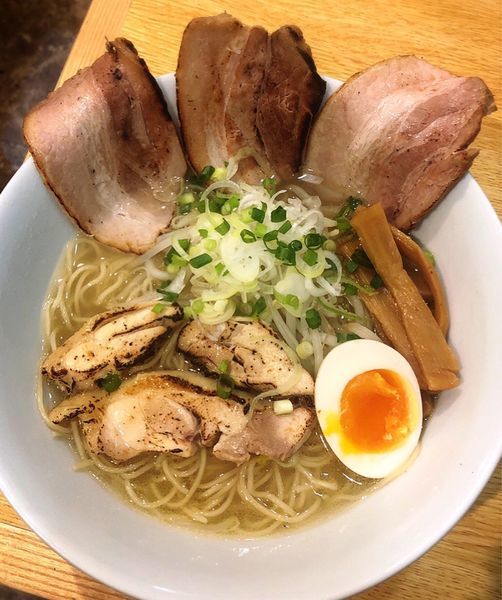 「鶏チャーシュー麺(塩)」@めんや 正明の写真