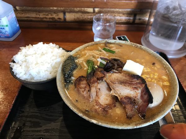 「らぁめん【大、味噌】﻿」@すすきのらぁめん 膳の写真