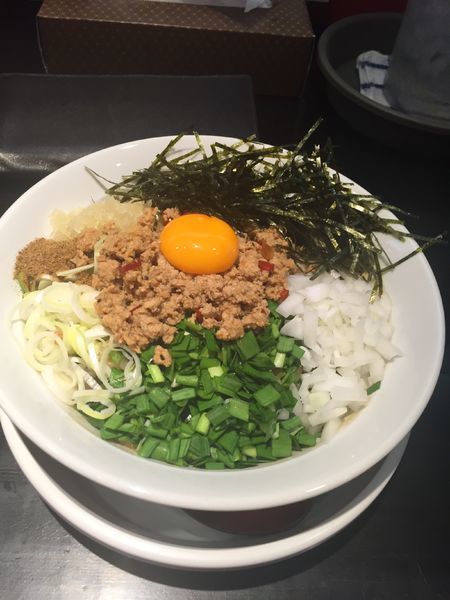 「台湾まぜそば」@麺家 德の写真