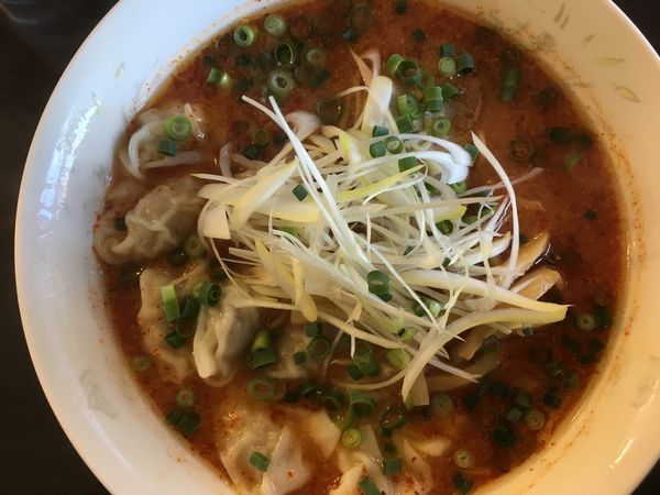 「【限定】肉ワンタン麺 激辛味噌 700円」@らーめん 竜屋の写真