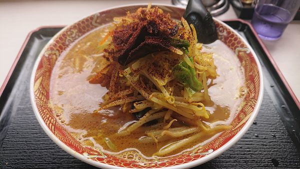 「スープカレータンメン850円」@あぢとみ食堂の写真