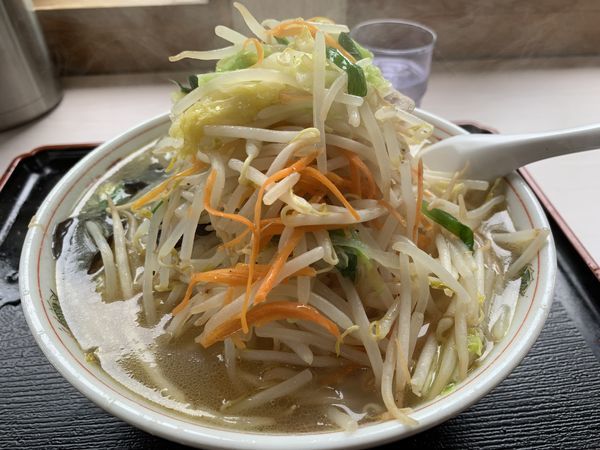 「タンメン野菜増」@あぢとみ食堂の写真