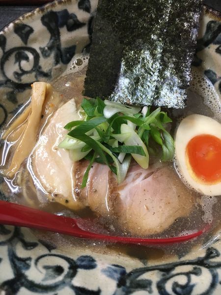 「和風中華そば¥750+ちょい＋¥100」@洛二神の写真