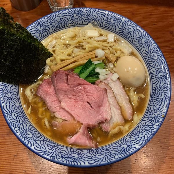 「特製手揉み中華蕎麦（醤油）」@麺処 ほん田の写真