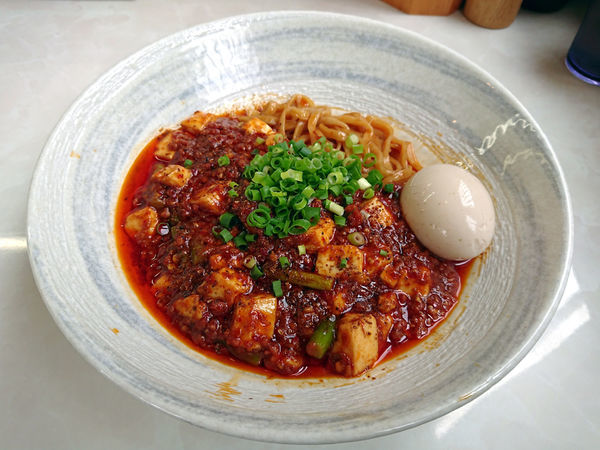 「限定 汁なし麻婆麺(大辛、追い飯付)」@中華蕎麦 一無庵の写真