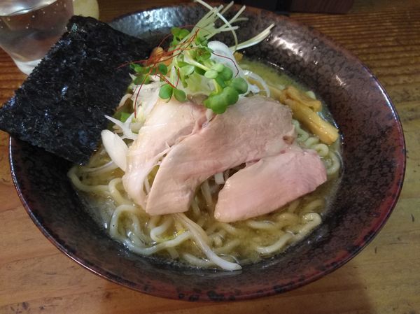 「濃厚牡蠣ソバ」@貝だしラーメン 貝ガラ屋の写真