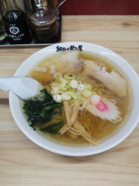 「令和元年・5・4青竹手打ラーメン（600円）」@佐野青竹手打ちラーメン 朝日が昇る屋の写真