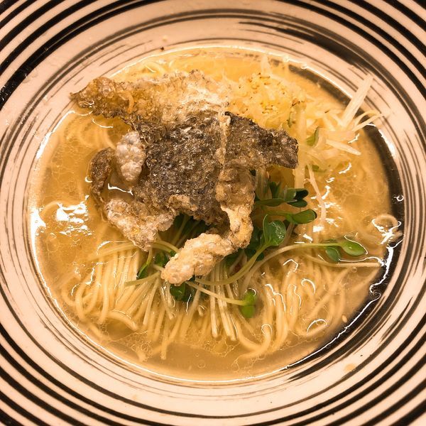 「鯛の塩らーめん ¥600」@堂の浦 駅前店の写真