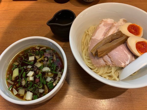 「特製つけ麺」@鶏そば 煮干そば 花山の写真