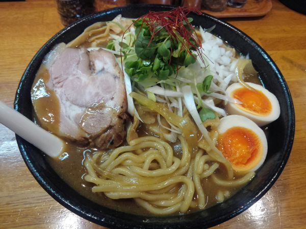 「【限定】カレーそば ￥800」@麺屋 鶏口の写真