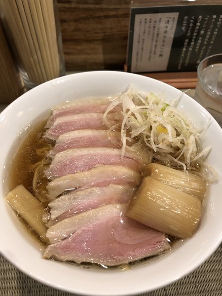 「鴨コンフィ麺」@らーめん 鴨to葱の写真