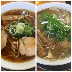 中華そば（あっさり）＆（こってり）シェア