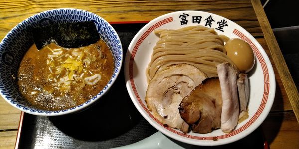 「濃厚特製つけ麺」@松戸中華そば 富田食堂の写真