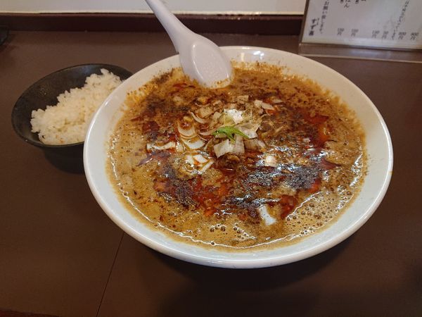 「限定 担々麺(小ライス付き)」@鶏こく中華 すず喜の写真