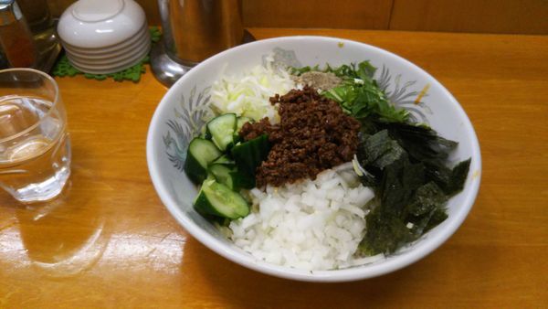 「【限定】冷製福来台湾まぜそば　中盛」@らーめん逆流の写真