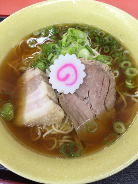 「しょうゆラーメン 500円」@萬福軒の写真