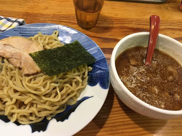 「かつおつけ麺」@角ふじ 心麺の写真