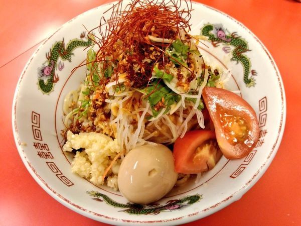 「期間限定 冷やし中華豚しゃぶver.」@赤ひげラーメン 那覇松山店の写真