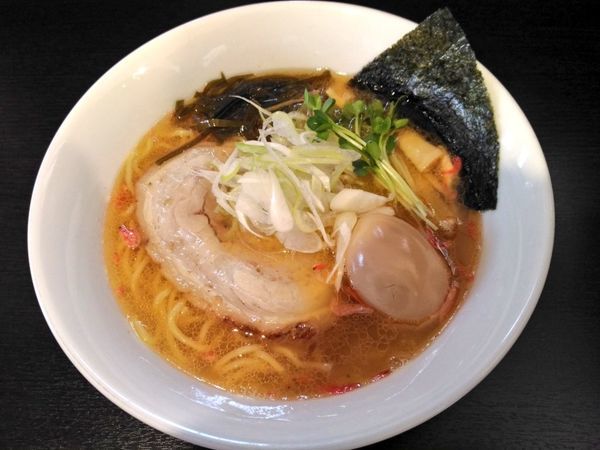 「当日限定 裏メニュー 海老と蟹と鶏だしの塩そば」@麺屋 シロサキの写真