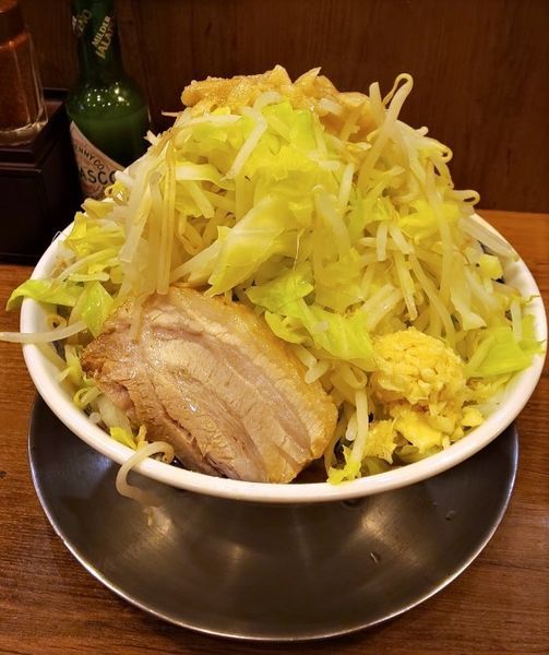 「ラーメン大盛り（ヤサイダブル・アブラ・ニンニク）」@ジャンクガレッジ 森下店の写真