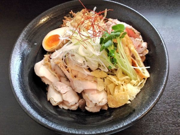 「きまぐれ限定 節系肉油そば」@麺屋 シロサキの写真