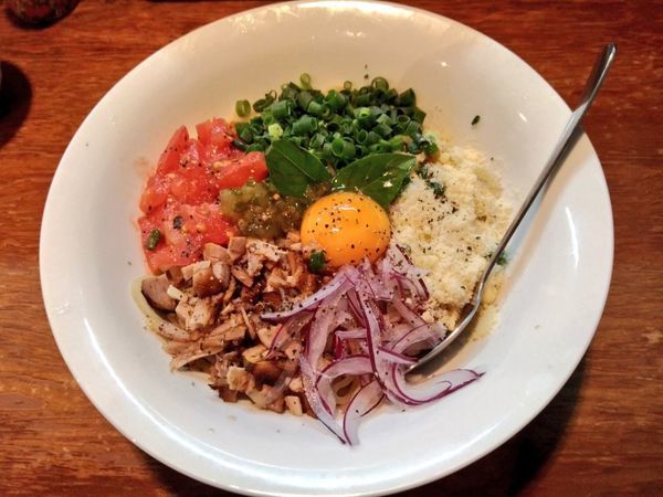 「期間限定 夏トマトまぜそば」@豚骨拉麺 昇家の写真