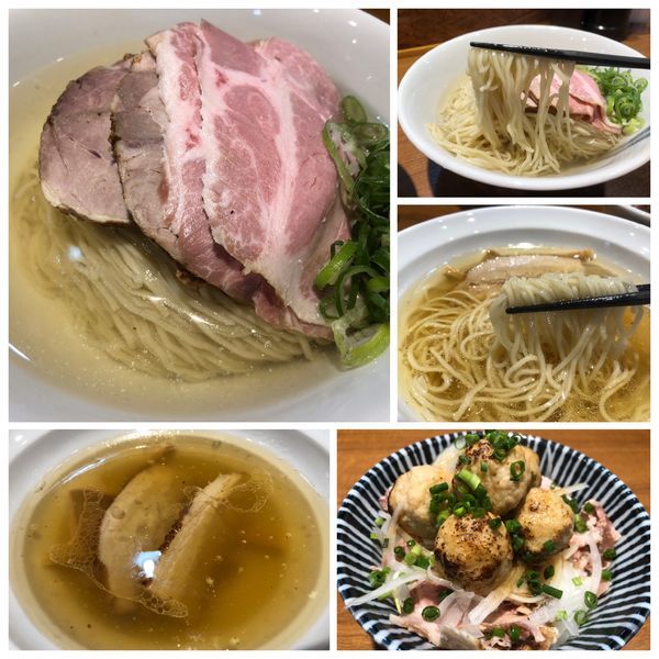 「【限定】金に輝く生姜つけそば 880円 つくね丼 300円」@寿製麺よしかわ 川越店の写真